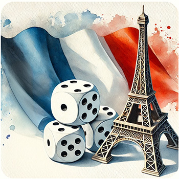 Bunco ideas - Parisian Bunco party