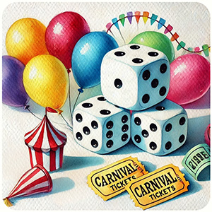 Bunco party ideas - Carnival