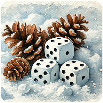 Bunco party themes - Winter Wonderland